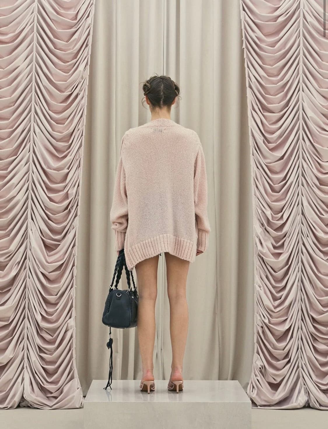 쓰리타임즈 loose peanut cardigan 상품이미지3