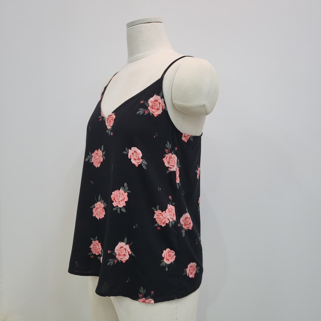 [S]H&M 로즈 플라워 슬립나시 상품이미지2