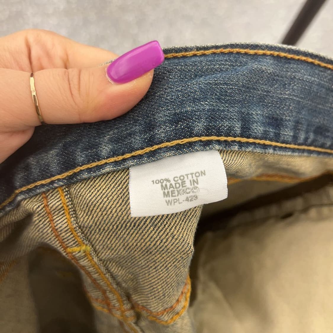 리바이스 501 빈티지워싱 데님 청바지 30인치 C07349 상품이미지6