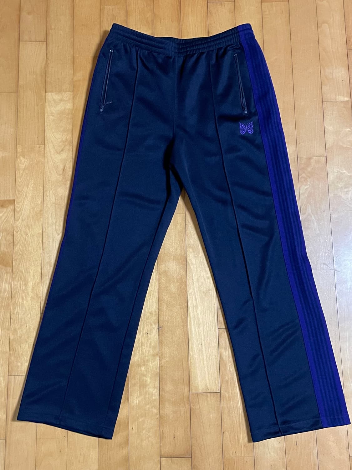 [M]니들스 트랙팬츠 폴리 스무스 네이비 상품이미지1