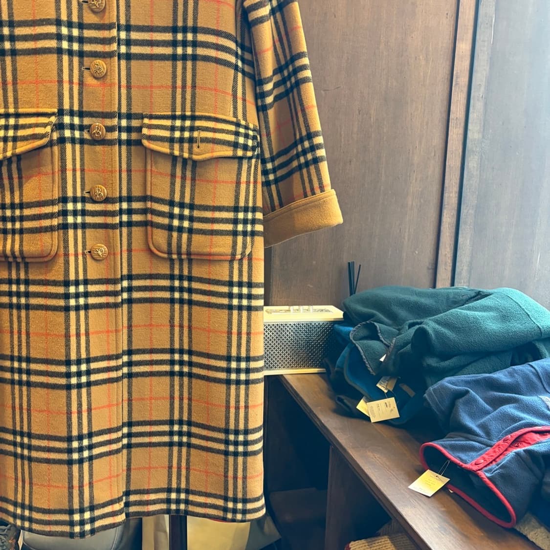 15765 - 버버리 노바 체크 실크 코트 (WASHABLE SILK 1 상품이미지4