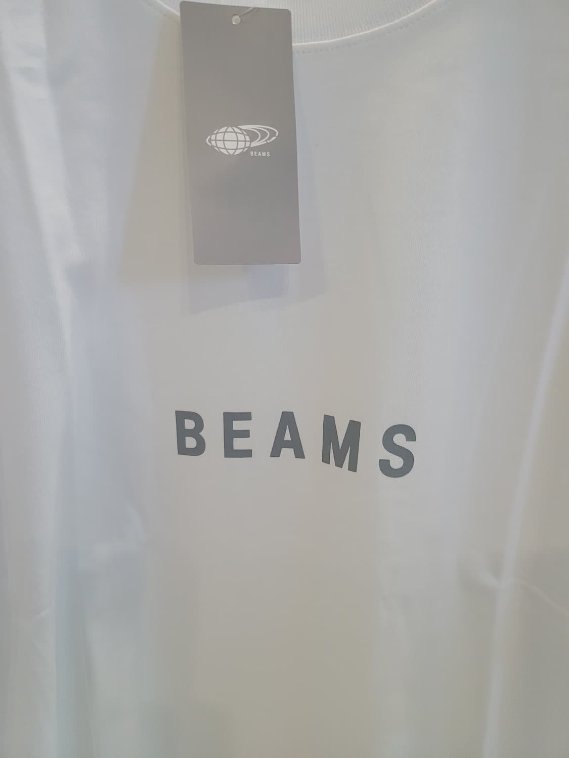 📌 [새상품] BEAMS 빔즈 로고 반팔 티셔츠 (브라운 화이트 블랙) 상품이미지9