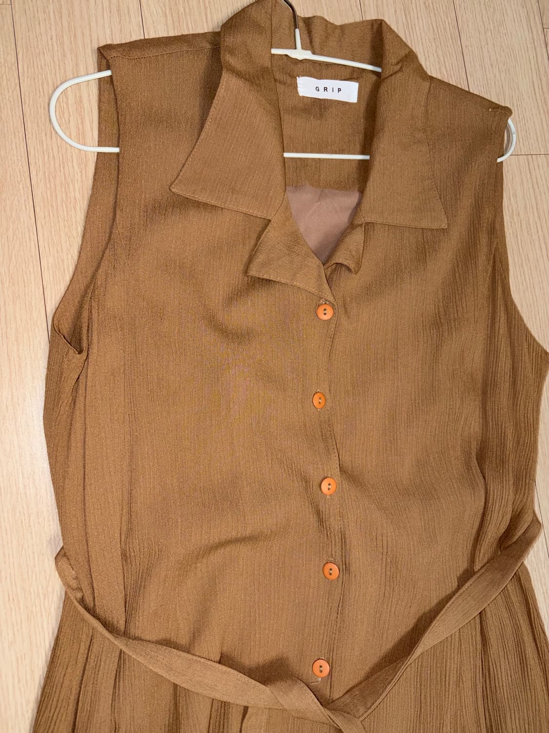 여성 플리츠 롱원피스 상품이미지4