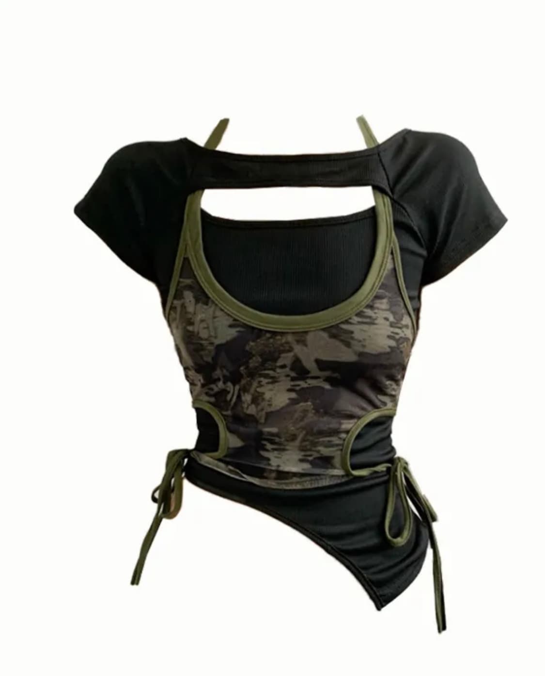 카모 레이어드 나시 탑 상품이미지1