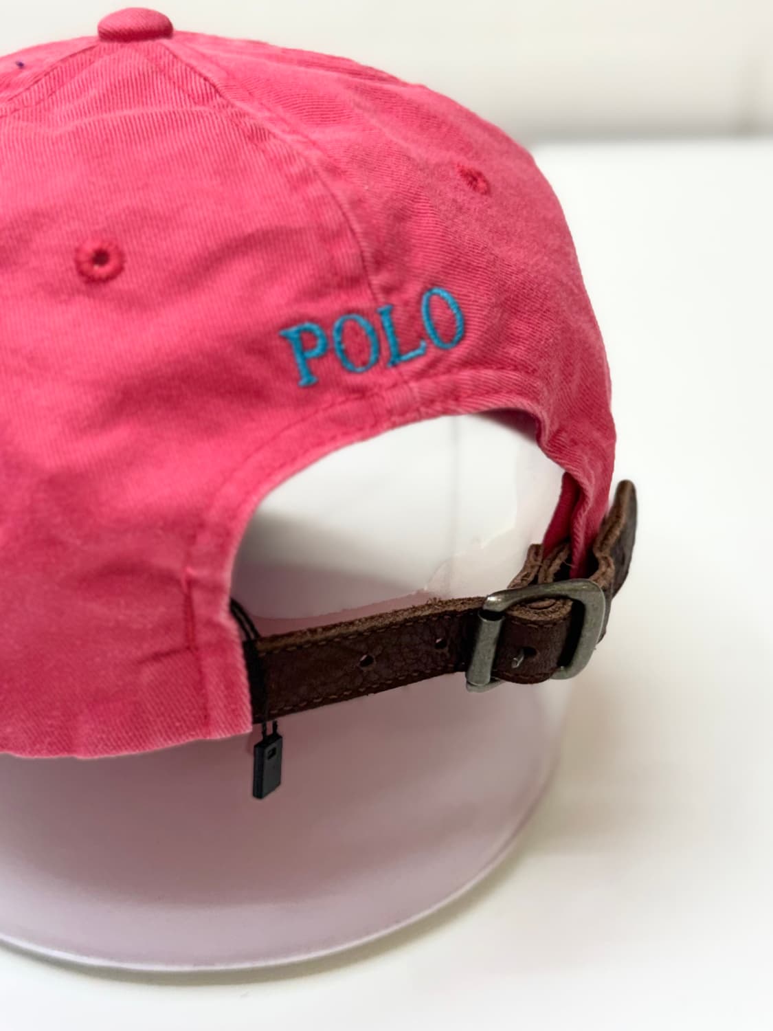 Polo 폴로 랄프로렌 핑크-블루 배색 볼캡 상품이미지4