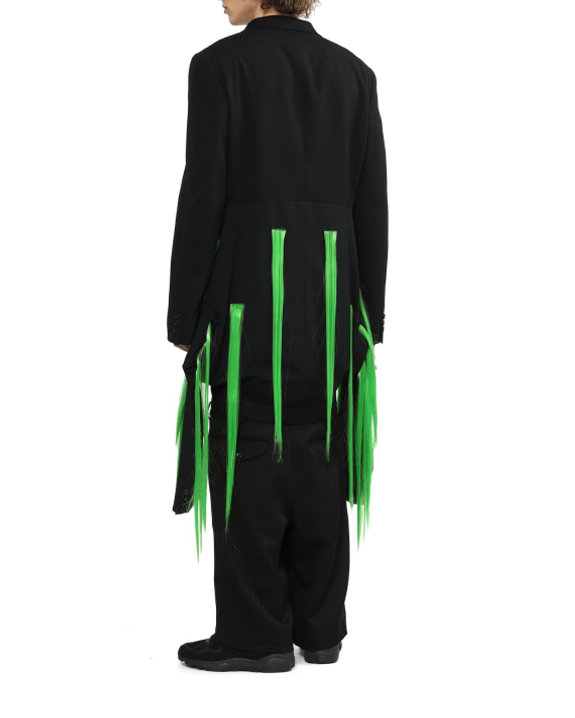 새상품 꼼데가르송 옴므플러스 그린 스트링 더블 브레스티드 블레이져 XL 상품이미지5