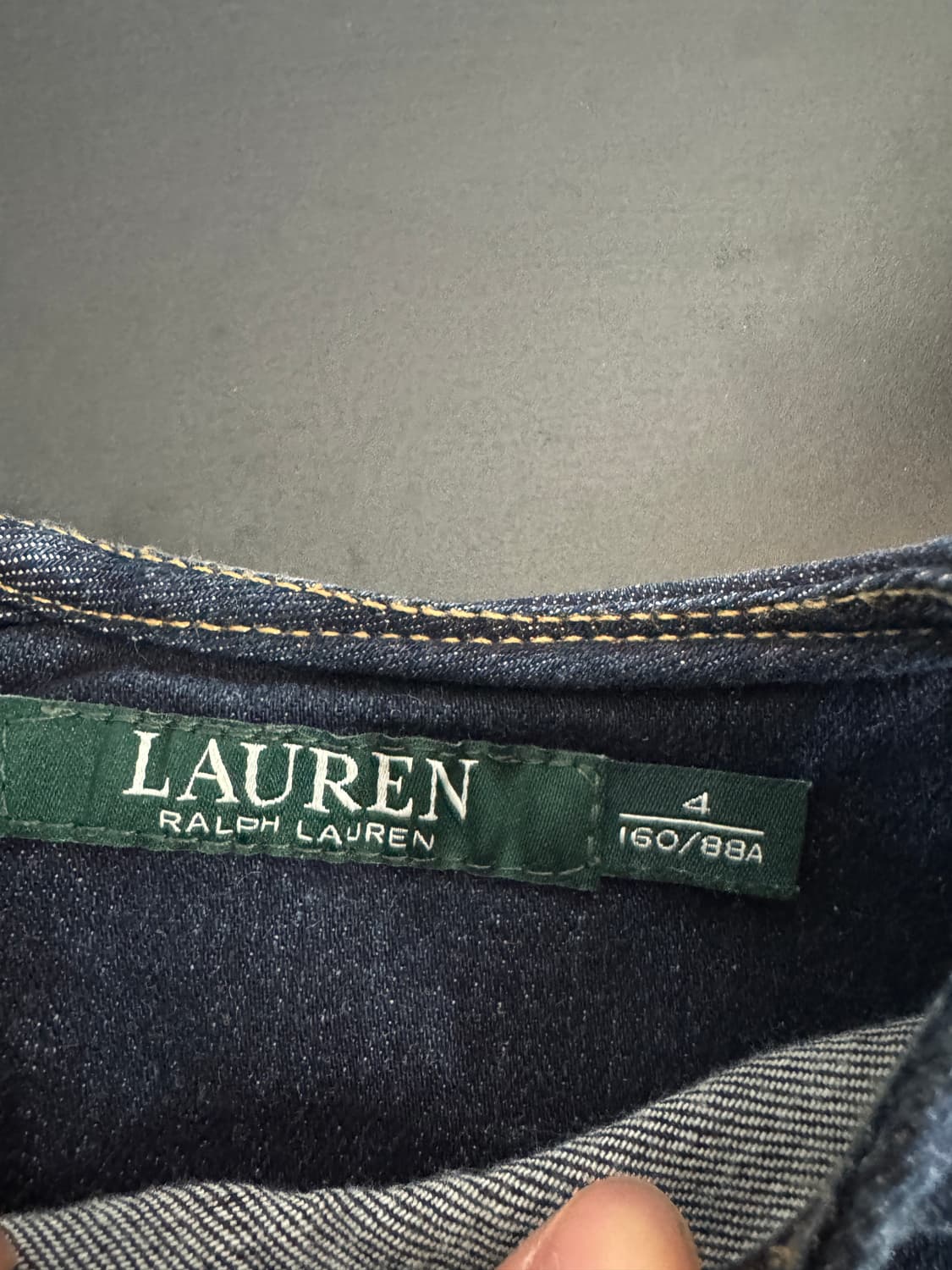 정품!! 여성 랄프로렌 그린라벨 나시 데님 원피스 Xs ~ S 상품이미지3