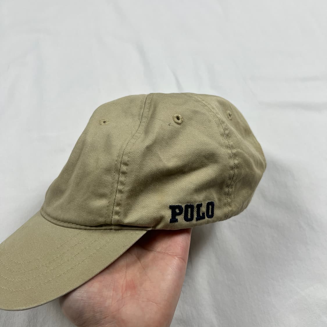 90‘s 폴로스포츠 polo sport p 로고 스트랩 볼캡 모자 상품이미지4