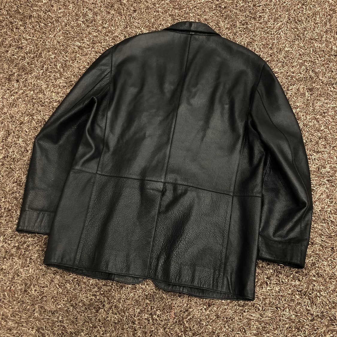 빈티지 소가죽 카우스킨 블레이저 레더 가죽 자켓 상품이미지4