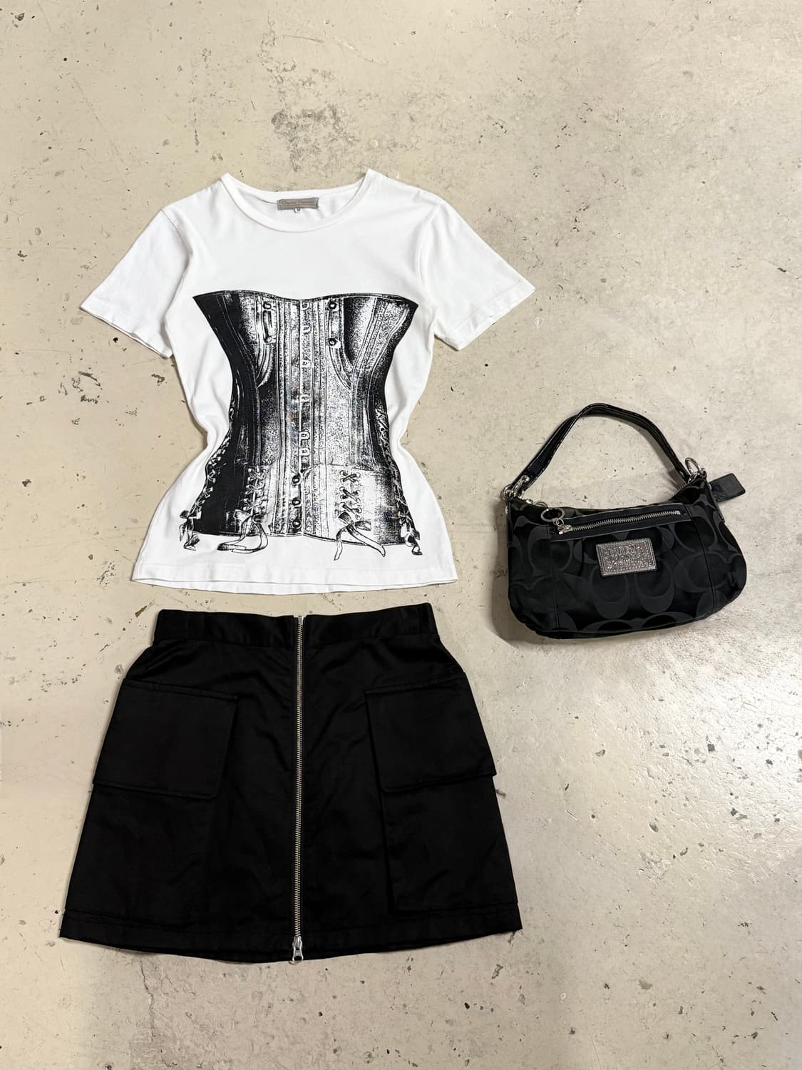 Zipper point pocket sk 상품이미지1