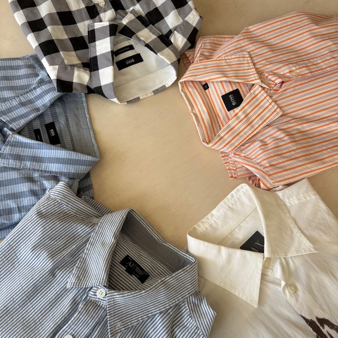 휴고 보스 오렌지 / 레드 스트라이프 셔츠 상품이미지5