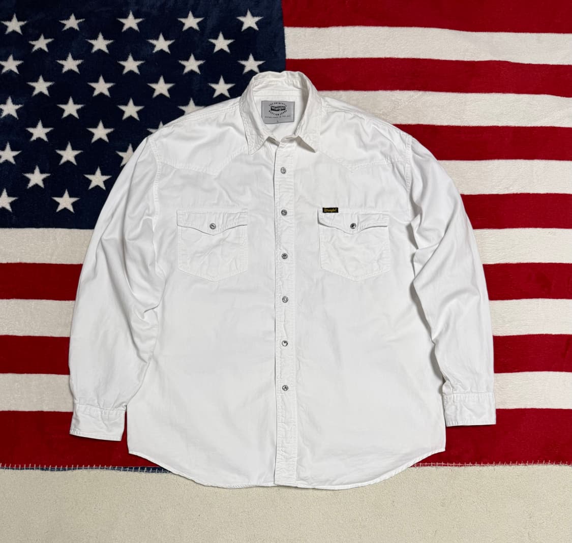 랭글러 웨스턴셔츠 빈티지 Wrangler Western Shirt[XL] 상품이미지1