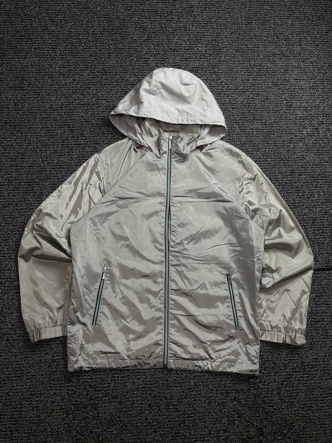 90s 지방시 아카이브 나일론 메탈 후드 바람막이  2232 상품이미지2