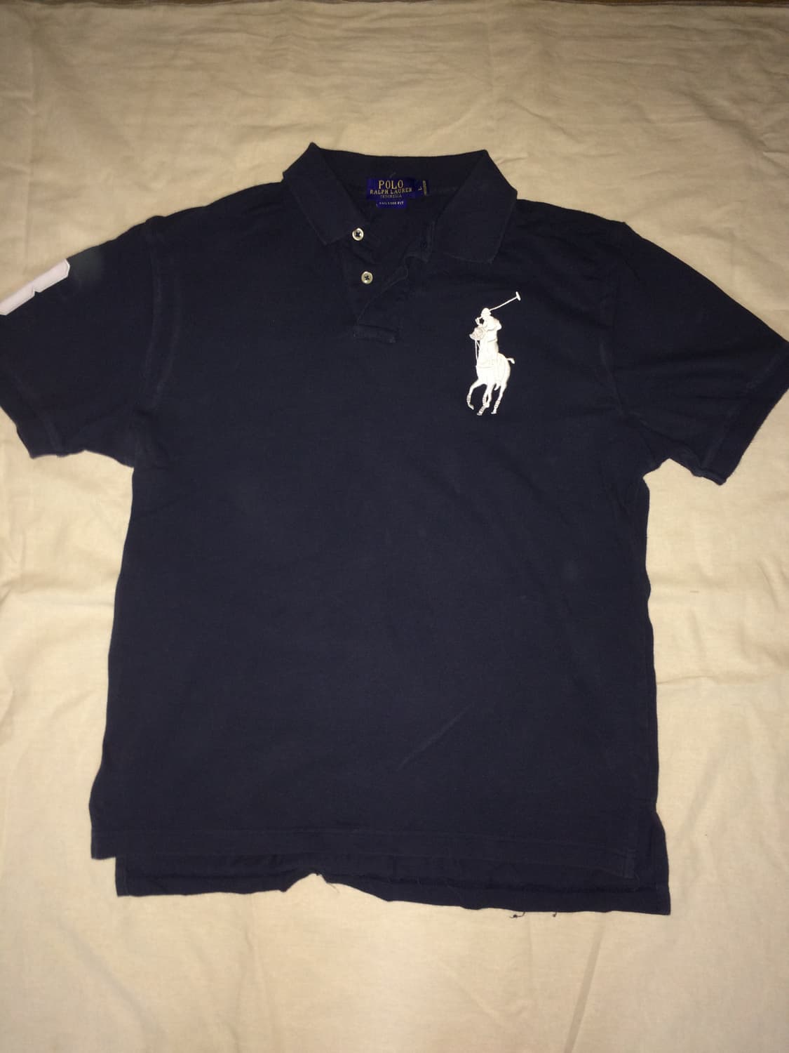 Polo navy collar T 상품이미지1