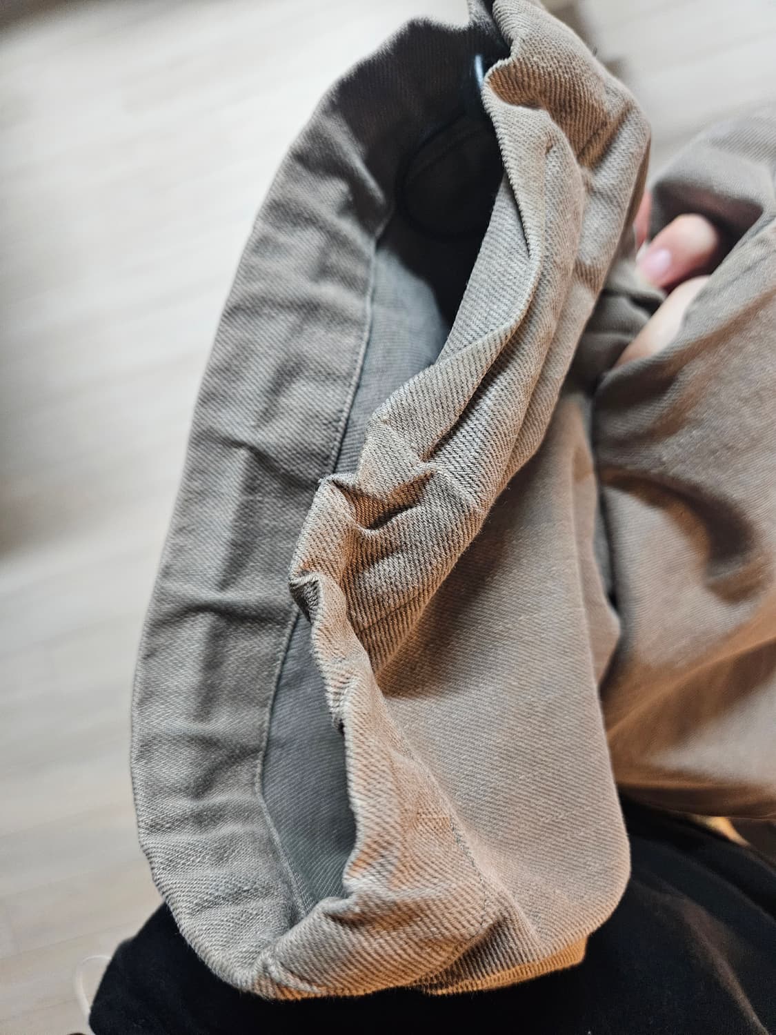 해칭룸 밀팬츠 washed sage green 상품이미지3