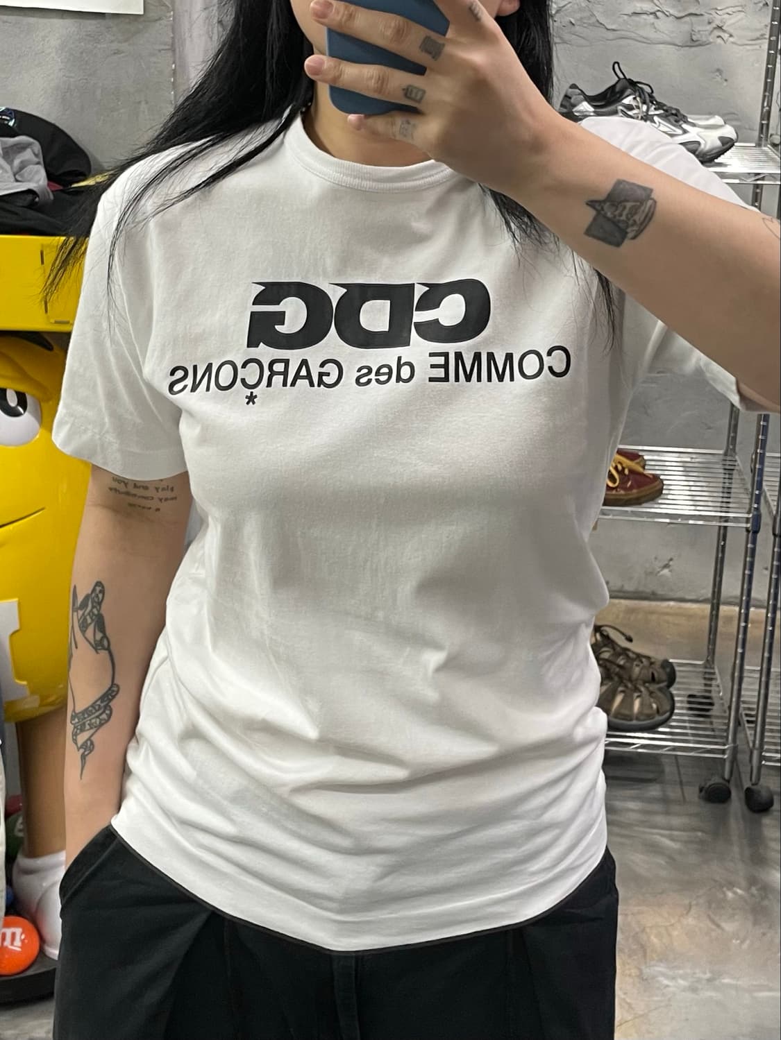 꼼데가르송 cdg로고 반팔 티셔츠  상품이미지10
