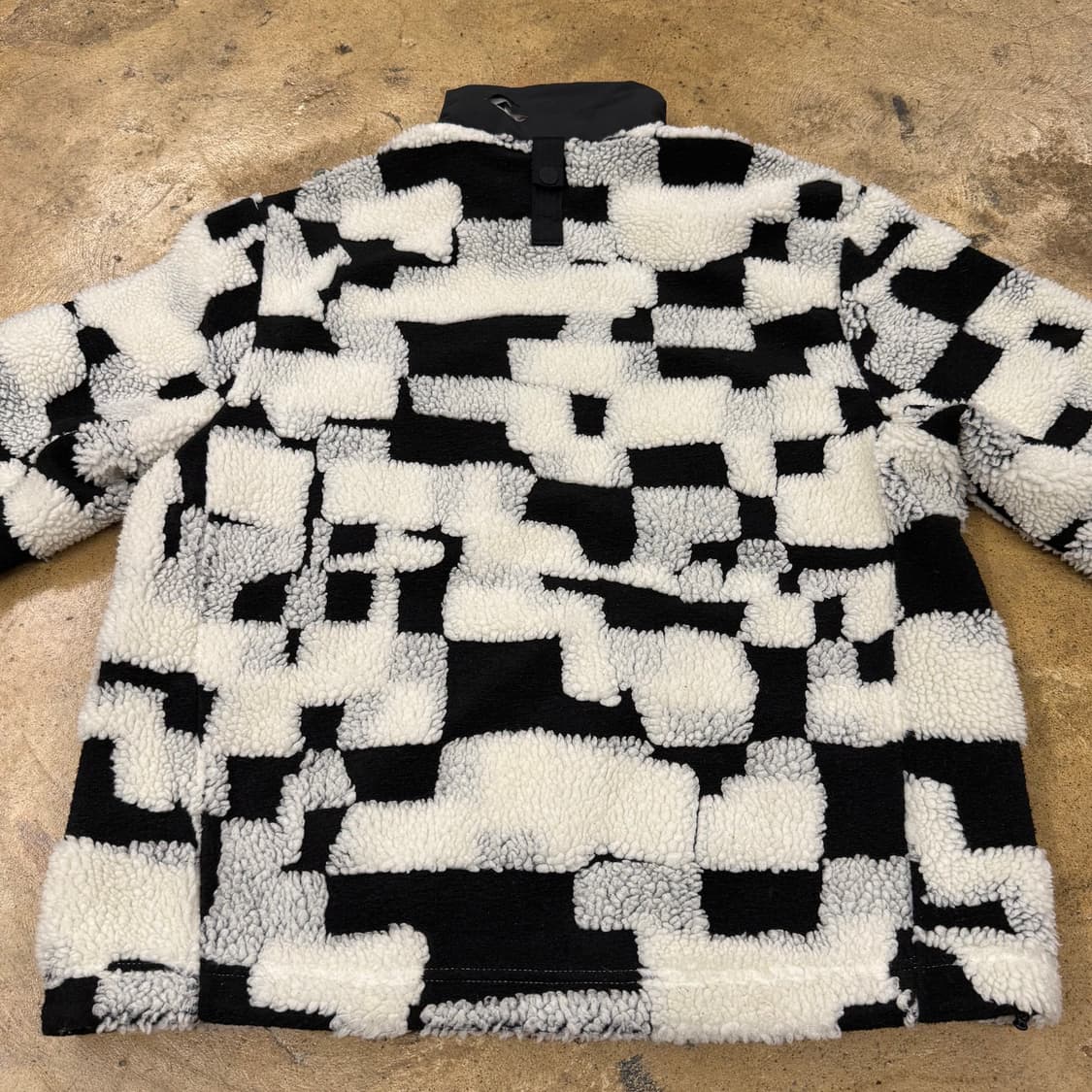 [정품/L] 나이키 테크팩 블랙 화이트 플리스 자켓 b18 상품이미지4