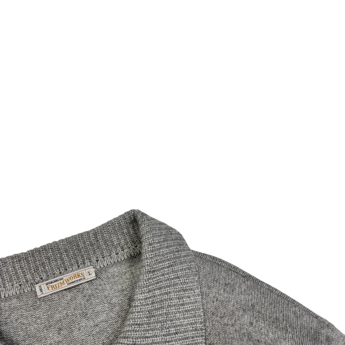 프리즘웍스 울 칼라 집업 가디건 상품이미지3