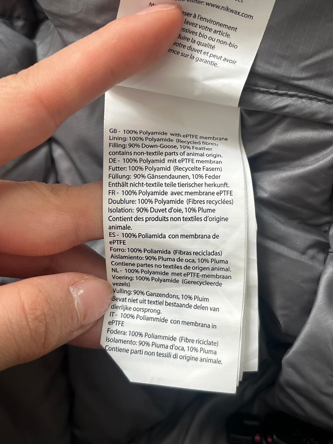 Rab 랩 뉴트리노 구스다운 후드 자켓 상품이미지8