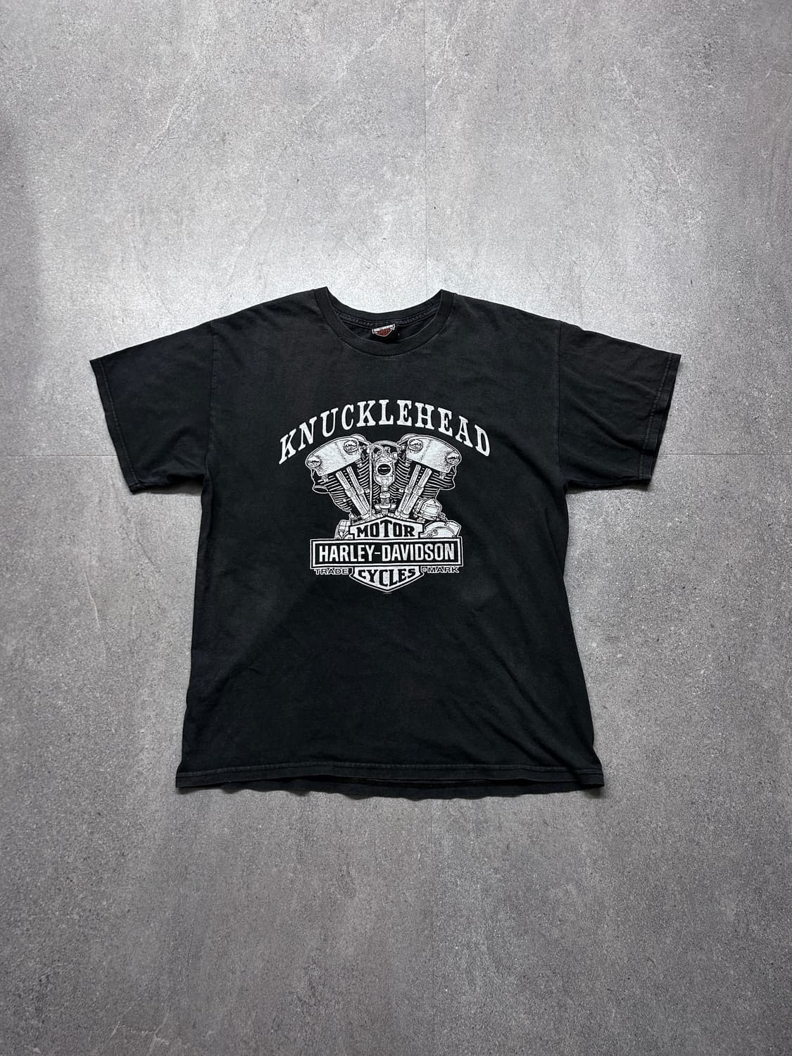 할리데이비슨 너클 헤드 그래픽 티셔츠 상품이미지4