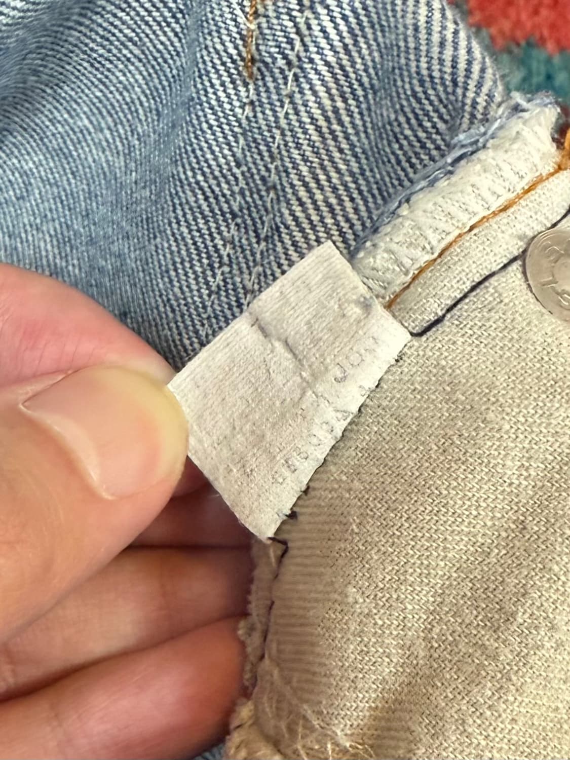 80's USA Made 빈티지 리바이스 517 오렌지탭 부츠컷 상품이미지7