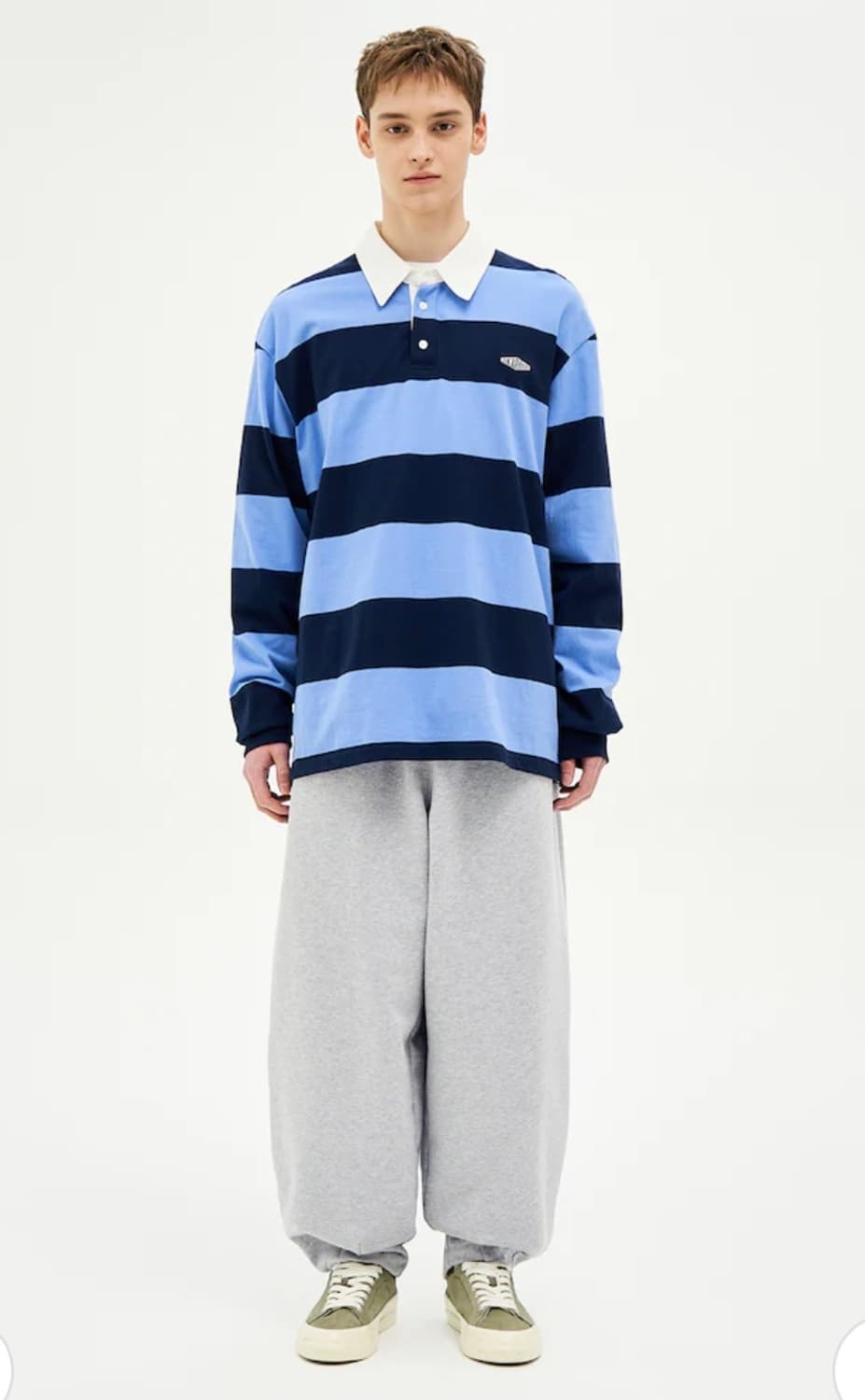 에잇세컨즈 스트라이프 럭비티 L 상품이미지2