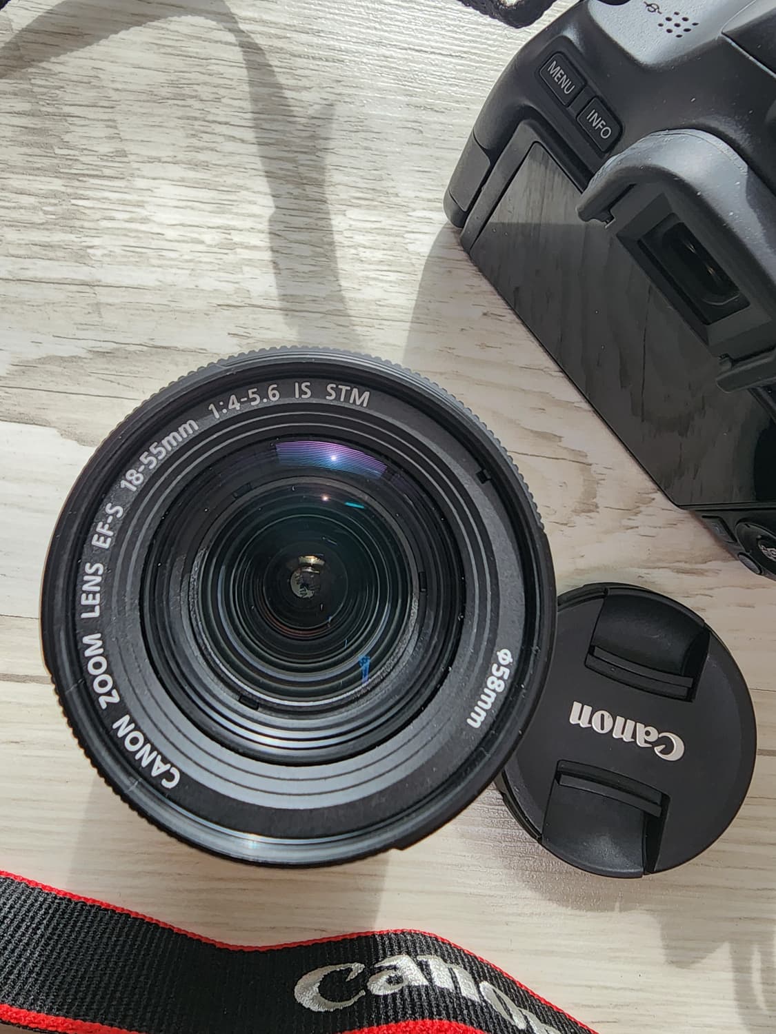 캐논 EOS 200D II 18-55STM 번들렌즈셋 팜 DSLR 카메라 상품이미지8