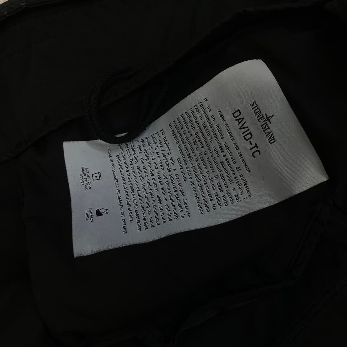 스톤아일랜드 다비드-TC 야상 자켓 블랙 상품이미지8