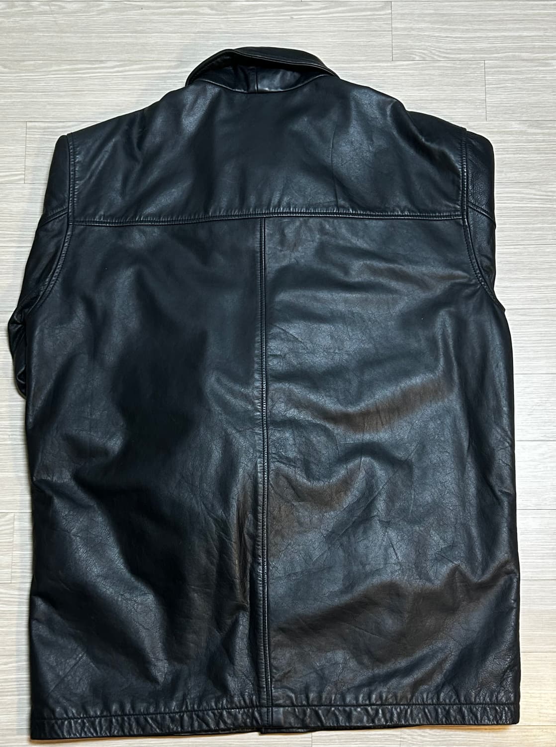 [XL] 빈티지 올드 갭 레더 카코트 블랙 상품이미지3