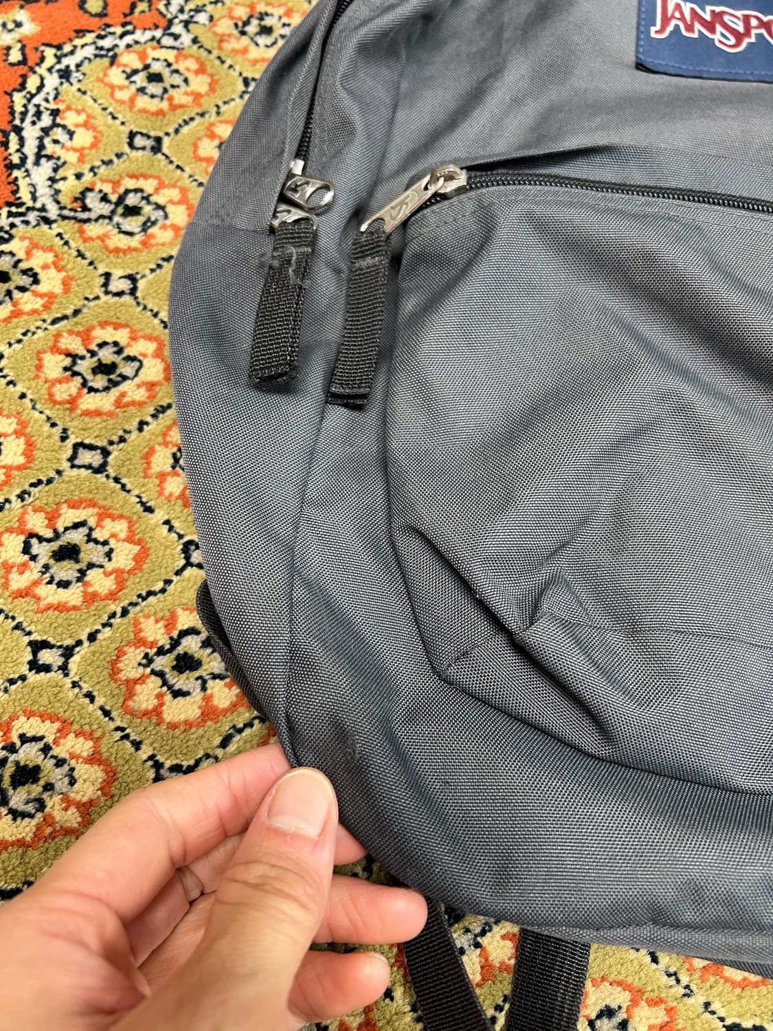 [OS] 잔스포츠 슈퍼브레이크 그레이 백팩 상품이미지4