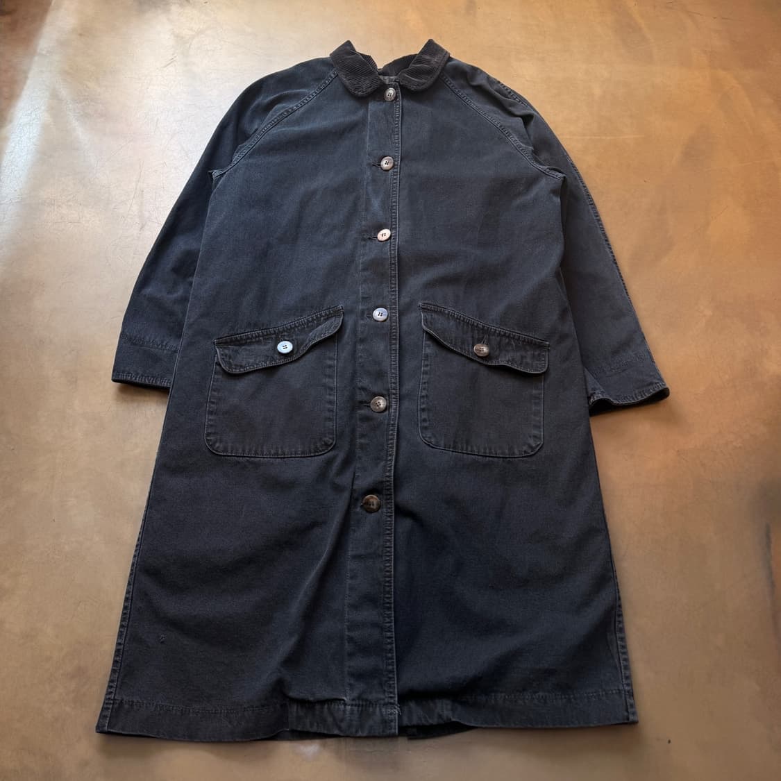 엘엘빈  블랙다잉 내피포함 롱 코트 상품이미지1