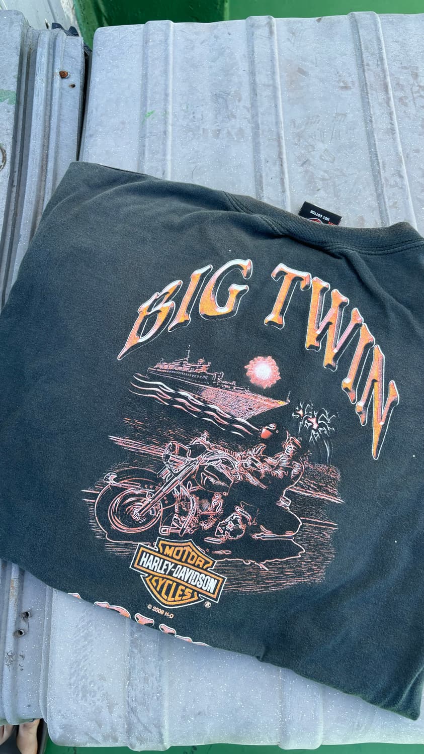 08' Harley Davidson Faded Print T-shirt  상품이미지5