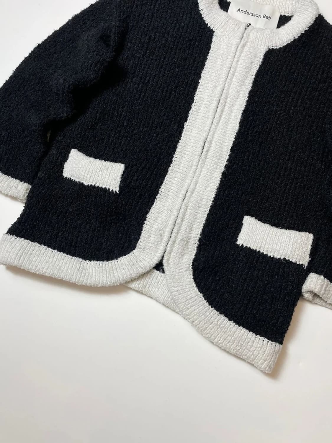앤더슨벨 22SS B&W 니트 가디건 PN9455 상품이미지3