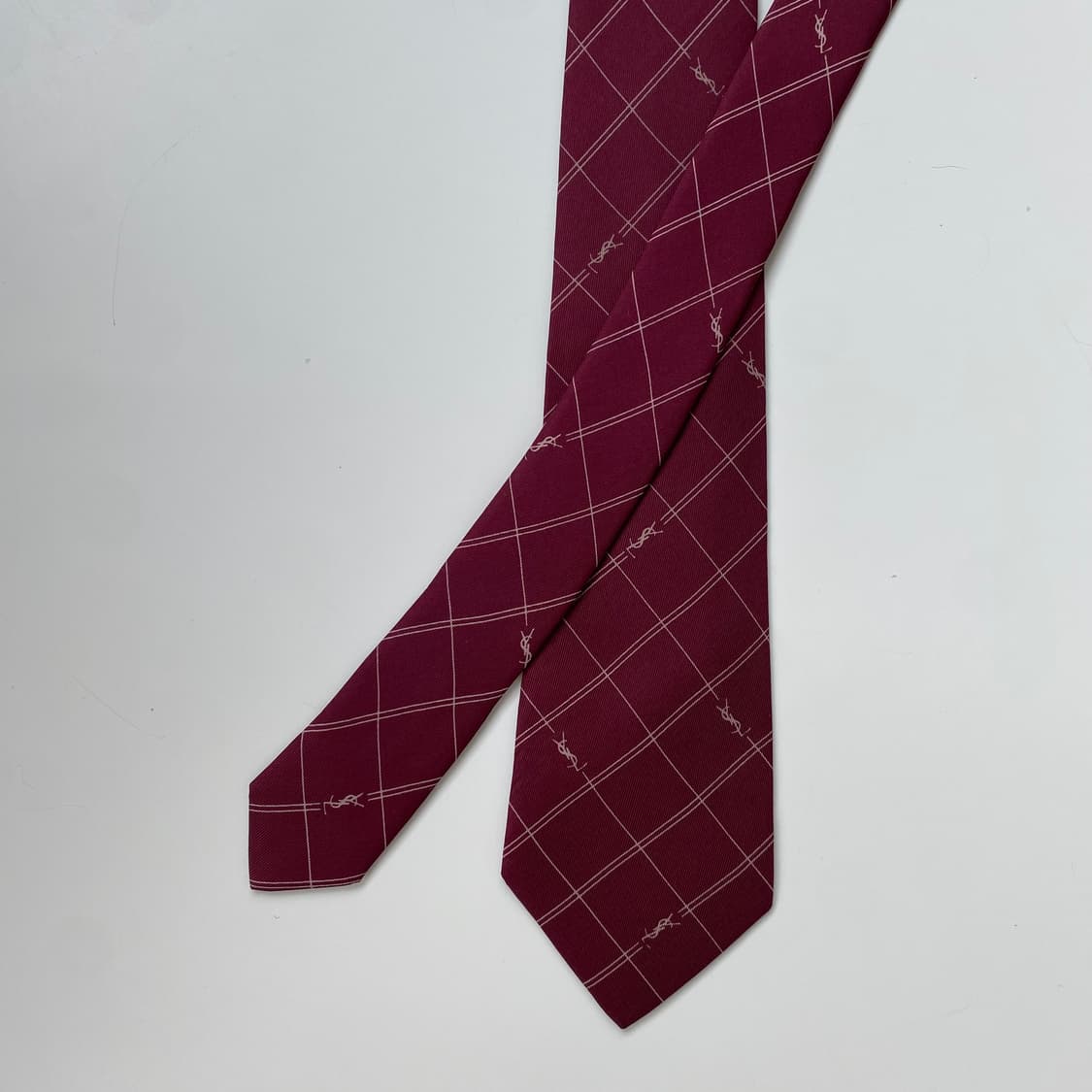 YSL 입생로랑 모노그램 명품 정품 넥타이 상품이미지2