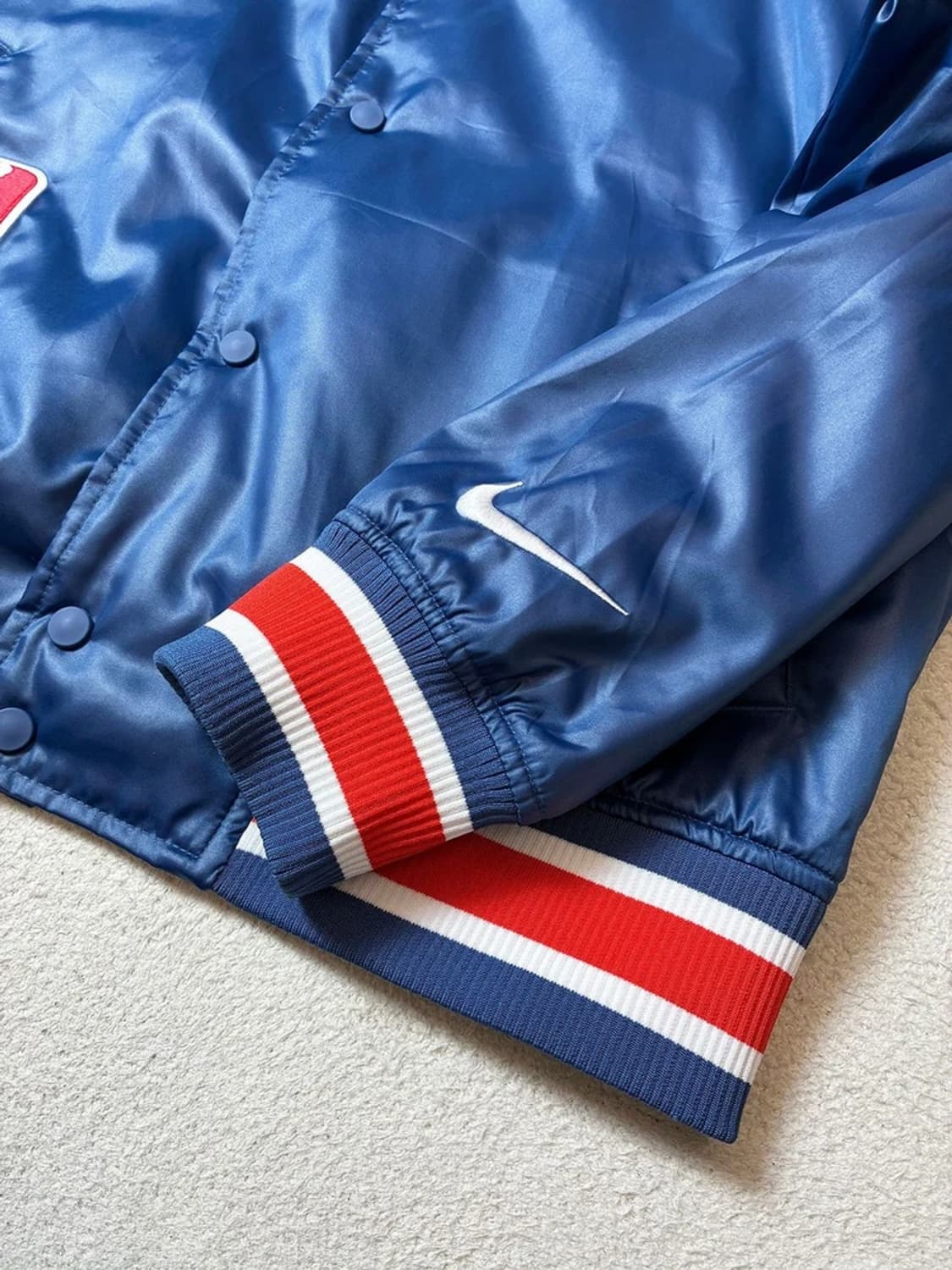 나이키 x NBA 75주년 봄버 새틴 바시티 자켓 PN7264 상품이미지8