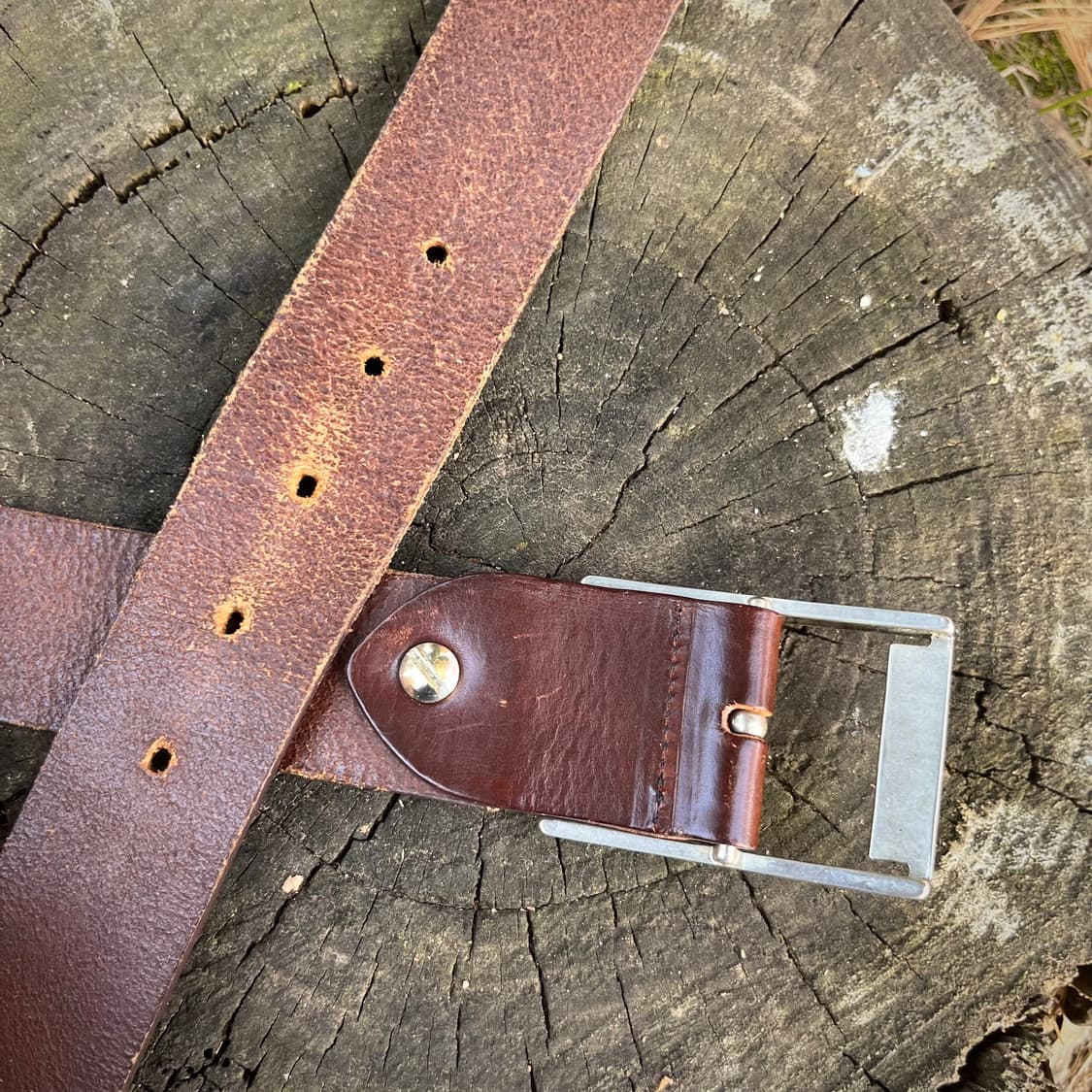 캘빈 클라인 레터링 레더 벨트 상품이미지5