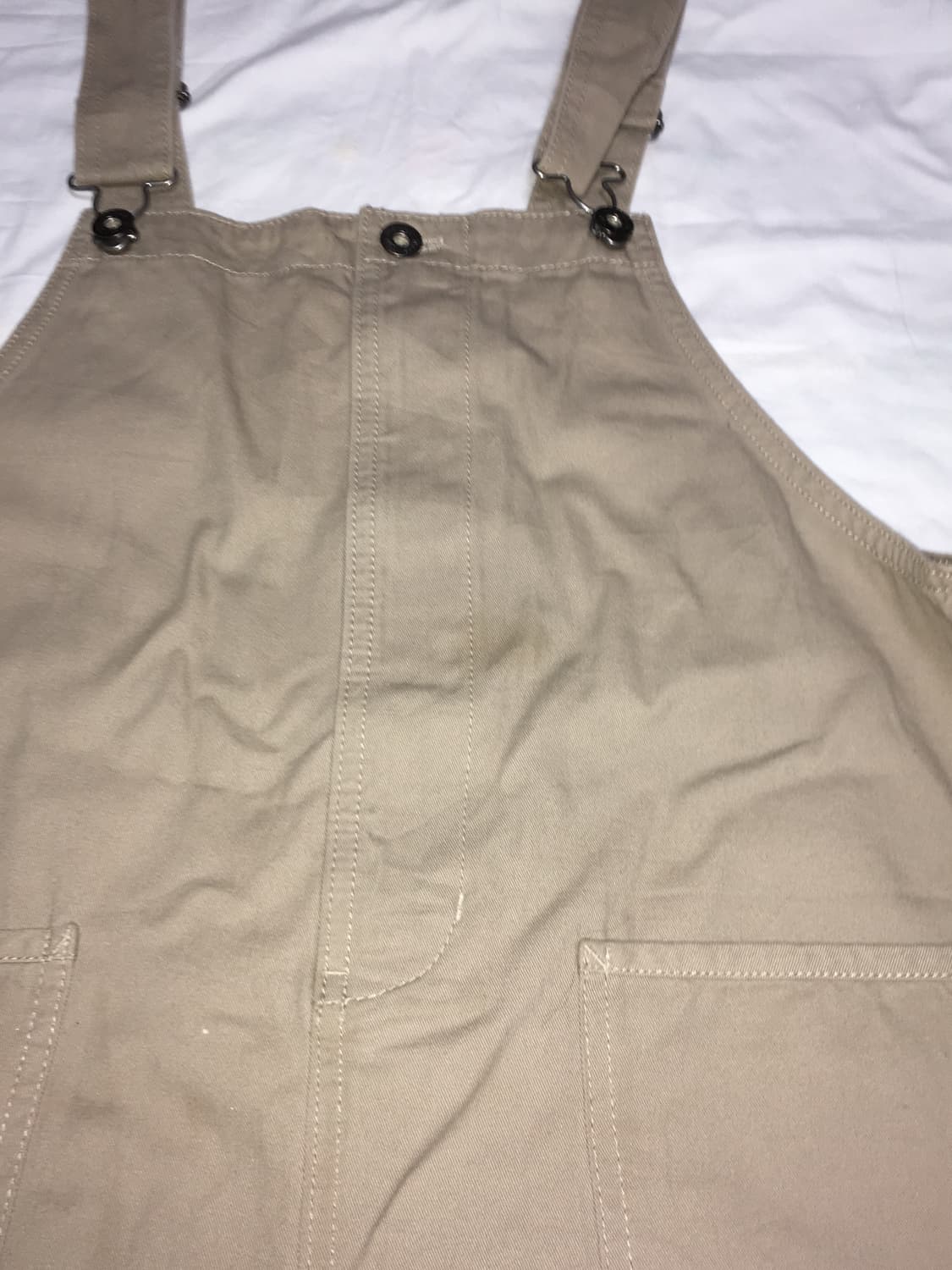 디키즈 Dickies 베이지 멜빵 치마 상품이미지3