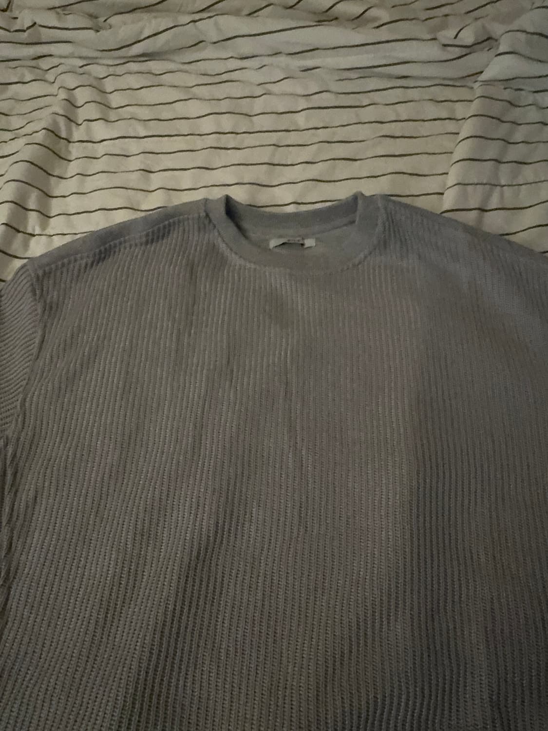 etce 판넬 크루넥 니트 상품이미지1