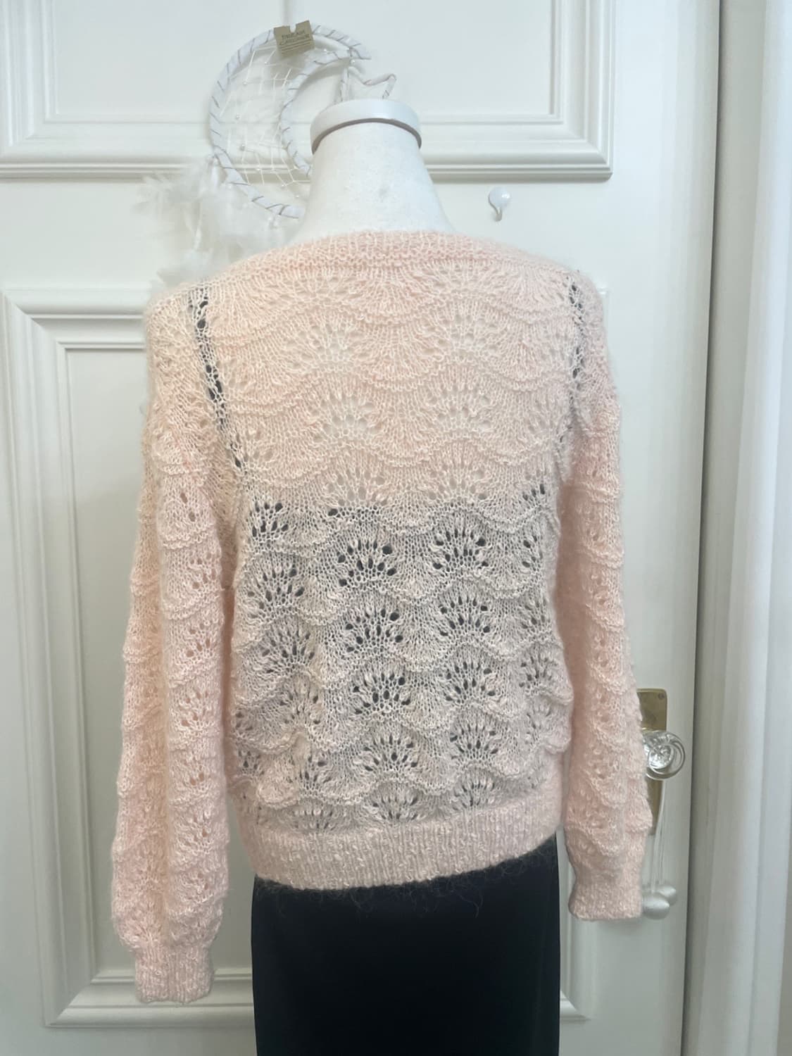 coral crochet twinkle lovely cardigan 상품이미지5
