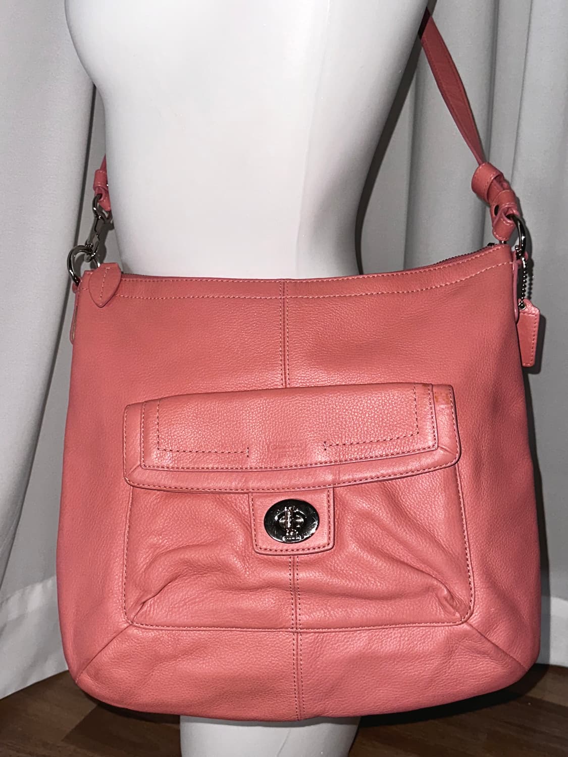 빈티지 코치 코랄 크로스 숄더 백 상품이미지2