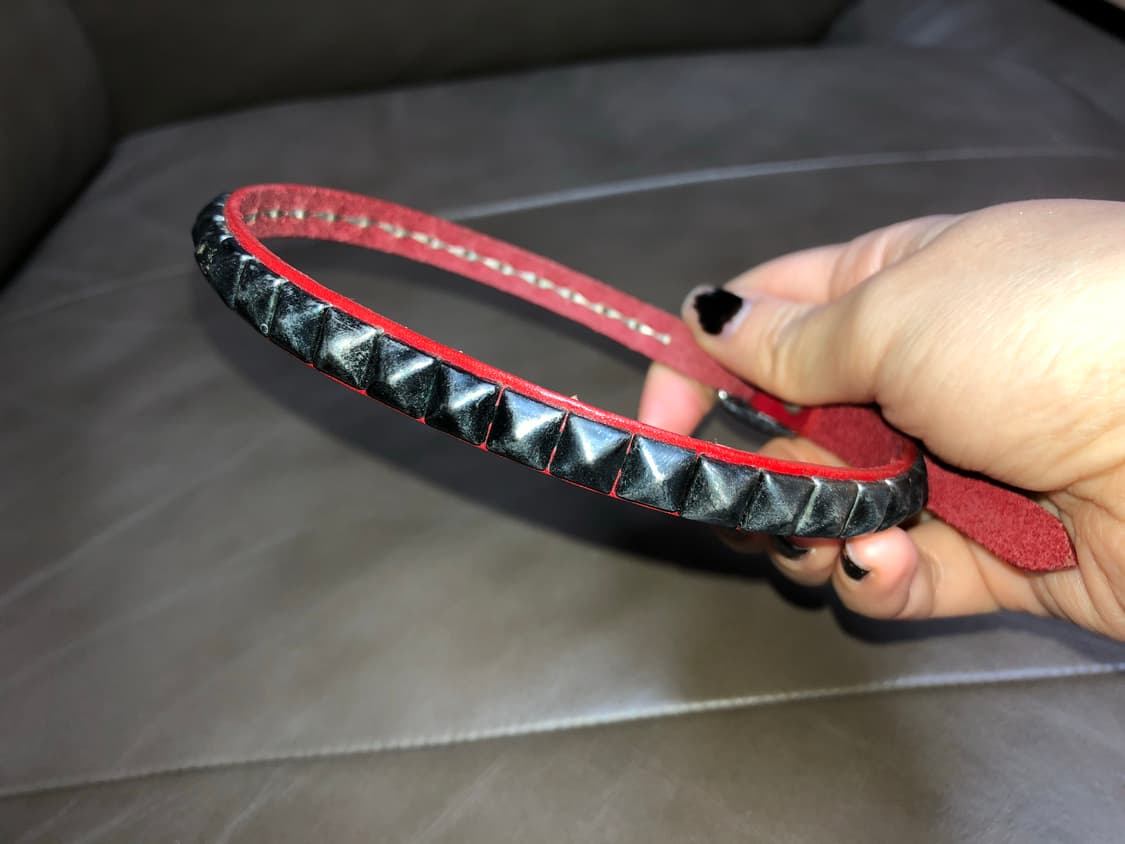 레드 스터드 펑크 초커 상품이미지1