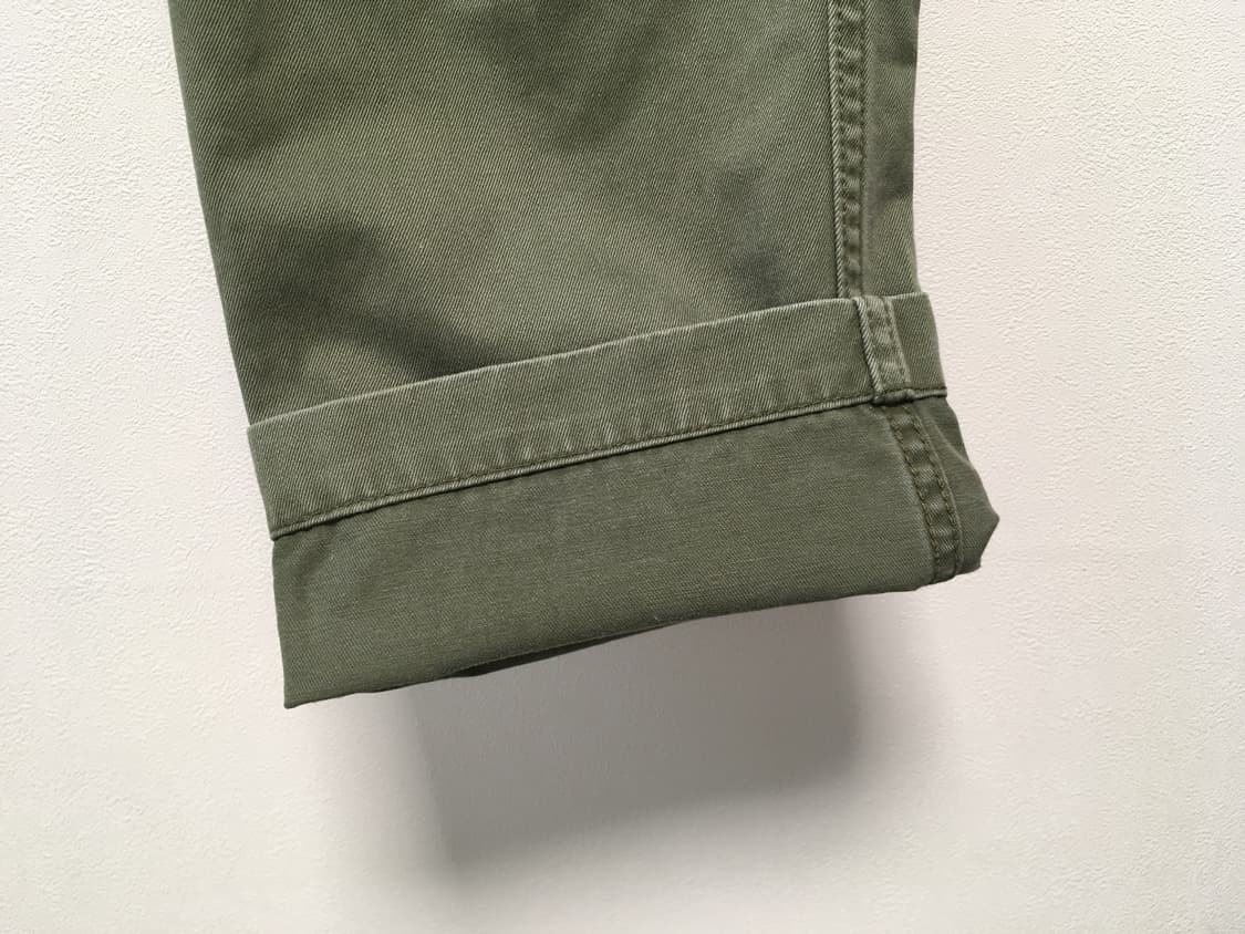 vintage cotton pants olive green 상품이미지10