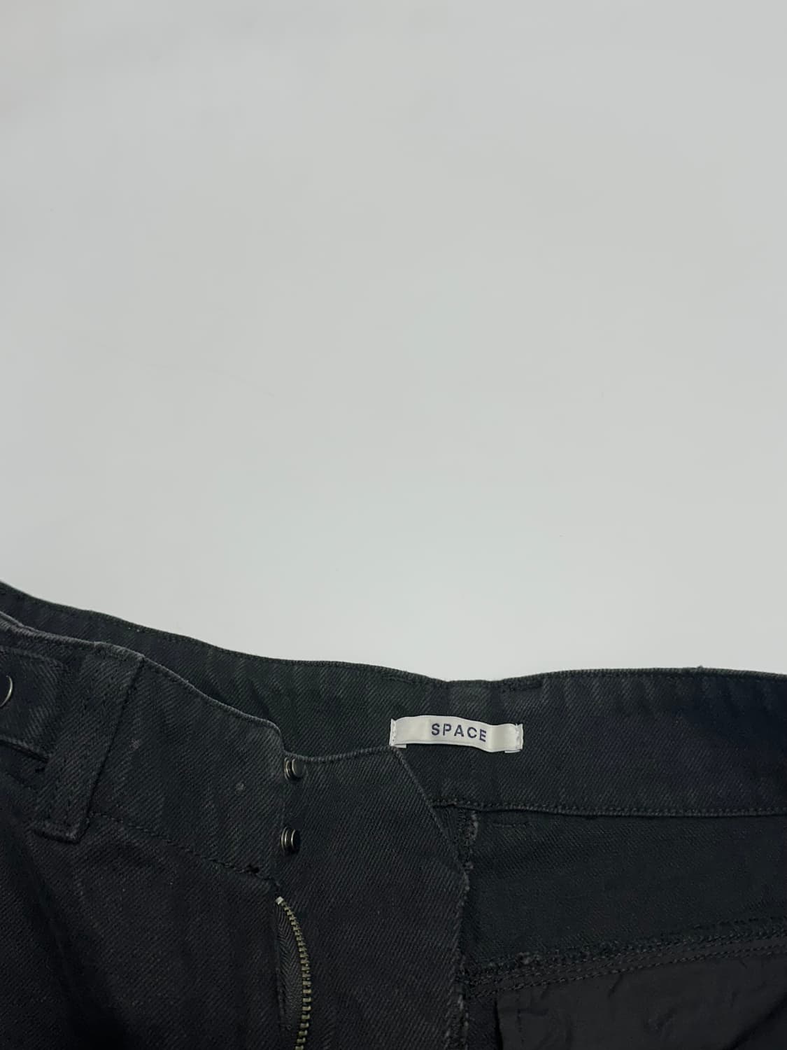 space 빈티지 블랙 워싱 카고팬츠 상품이미지4