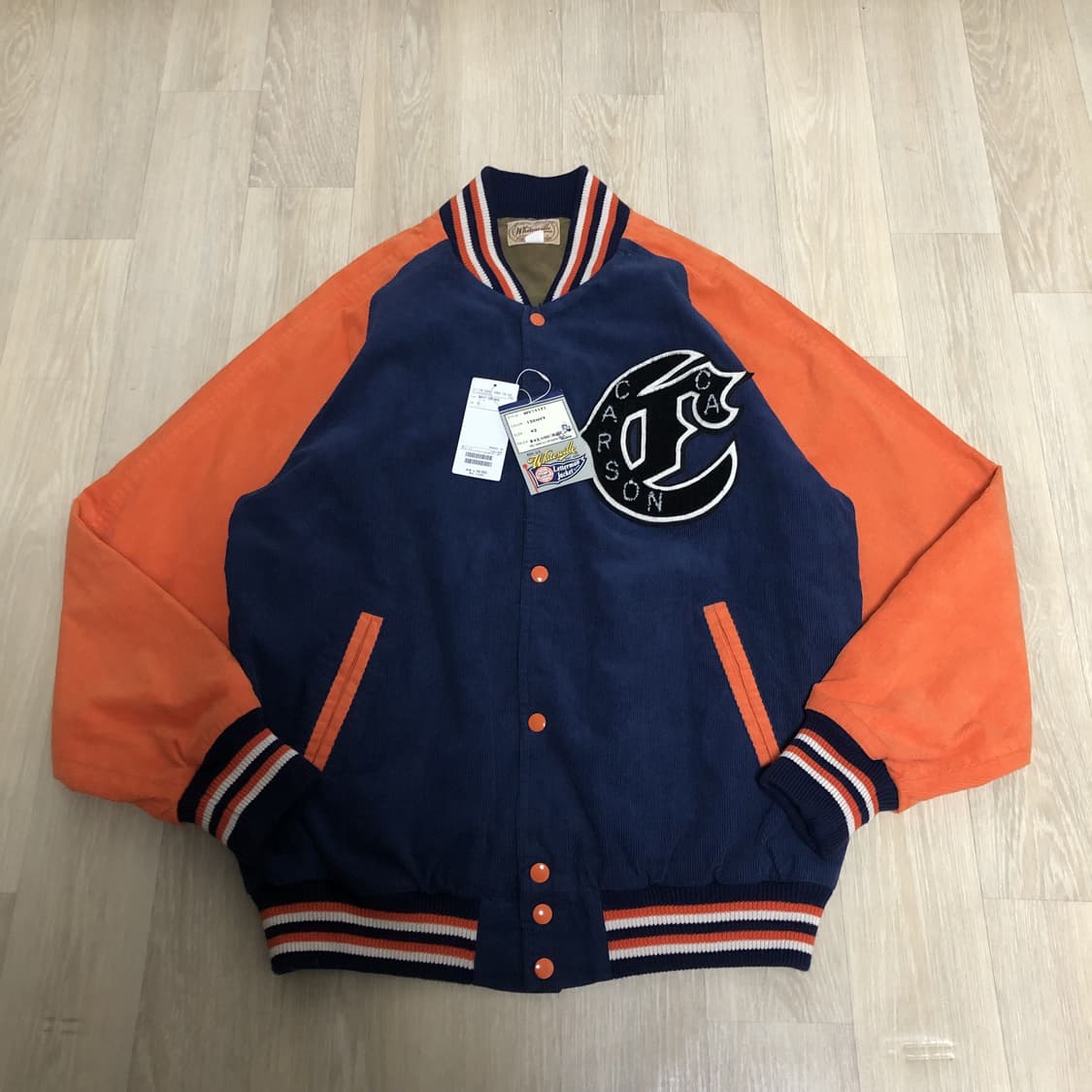 (XL) 화이츠빌 By 토요 엔터프라이즈 코듀로이 바시티 스타디움 자켓 상품이미지1