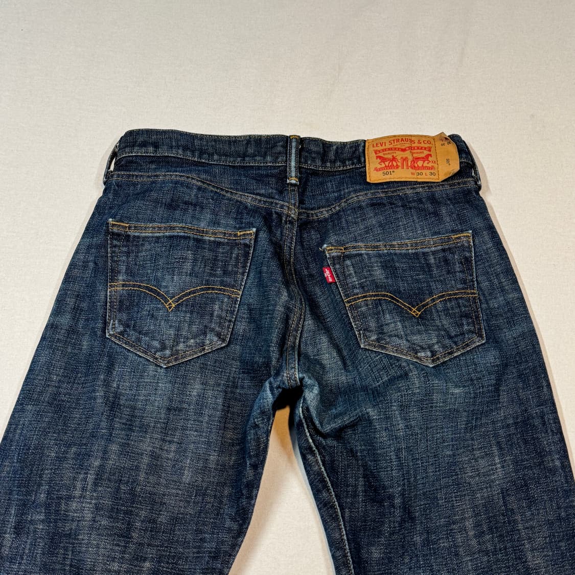 30inch) 리바이스 501 버튼플라이 진청 데님 청바지 상품이미지2