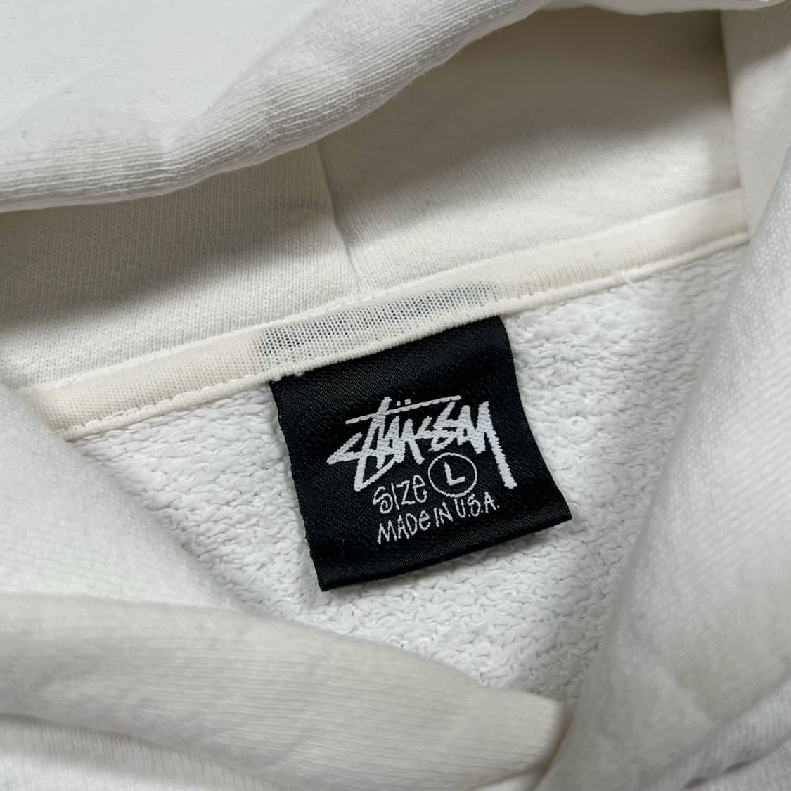 스투시 x 아워레가시 워크샵 서퍼맨 화이트 후드티 상품이미지6