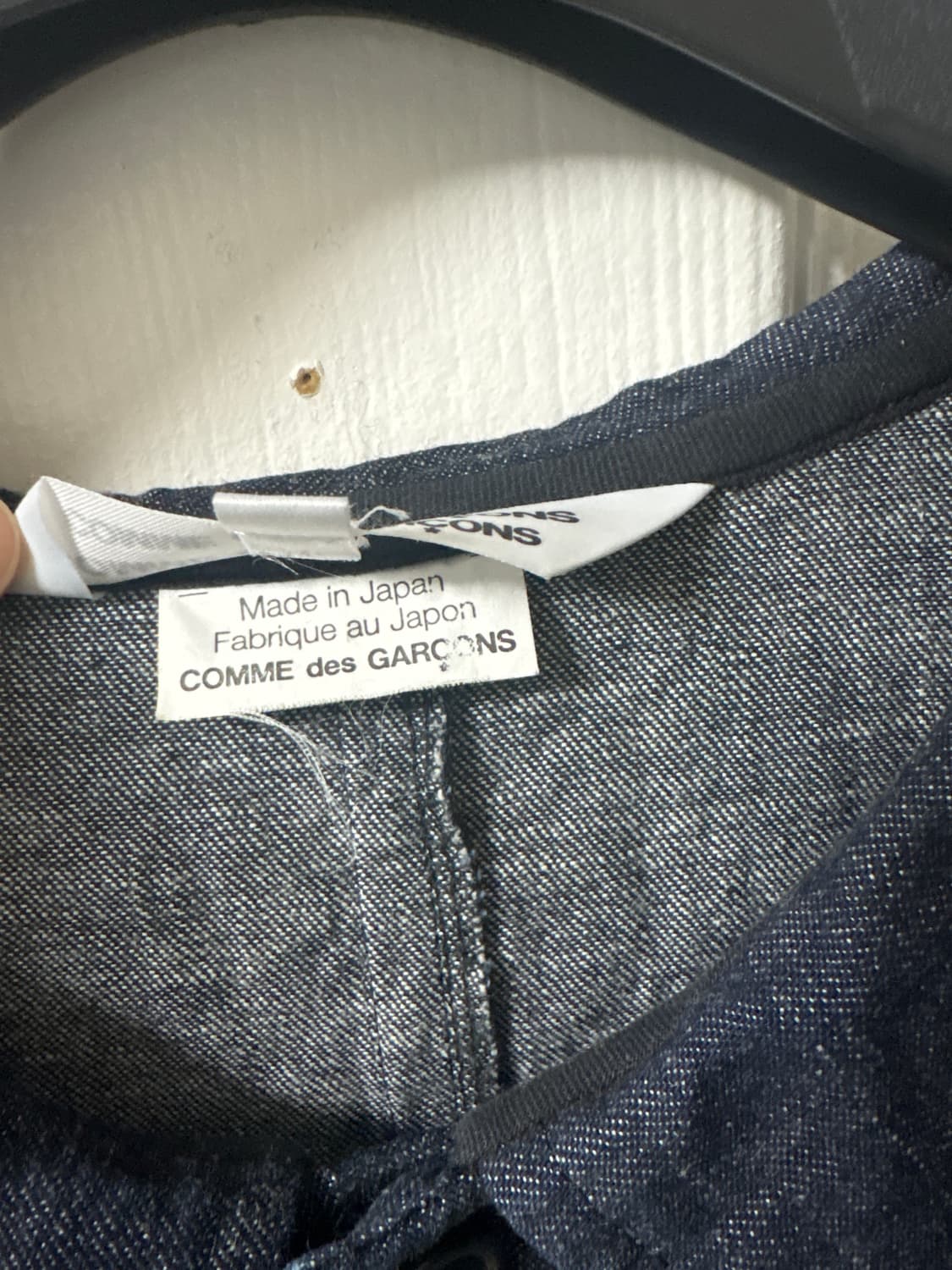 꼼데가르송 진청 데님 셔츠 원피스 상품이미지6