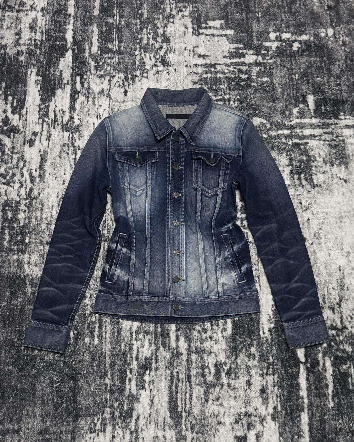 {FUGA} Wrinkle Wash Slim Denim Jacket    상품이미지3