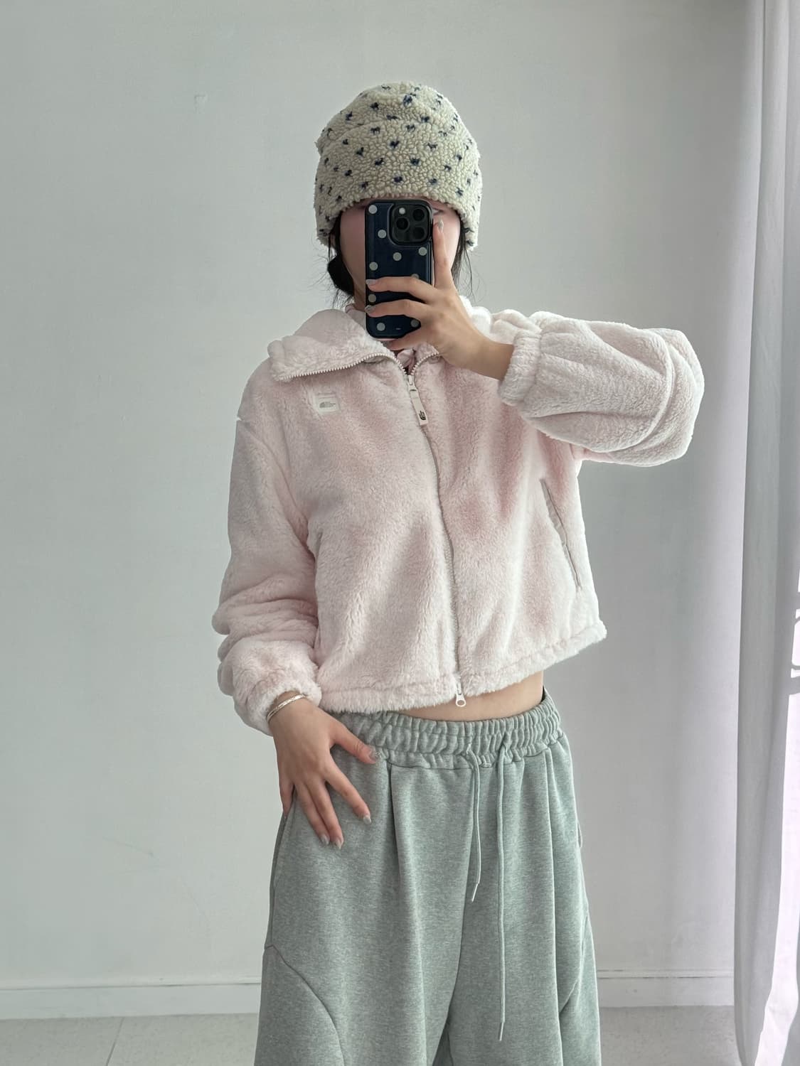 노스페이스 핑크 퍼 자켓 상품이미지4