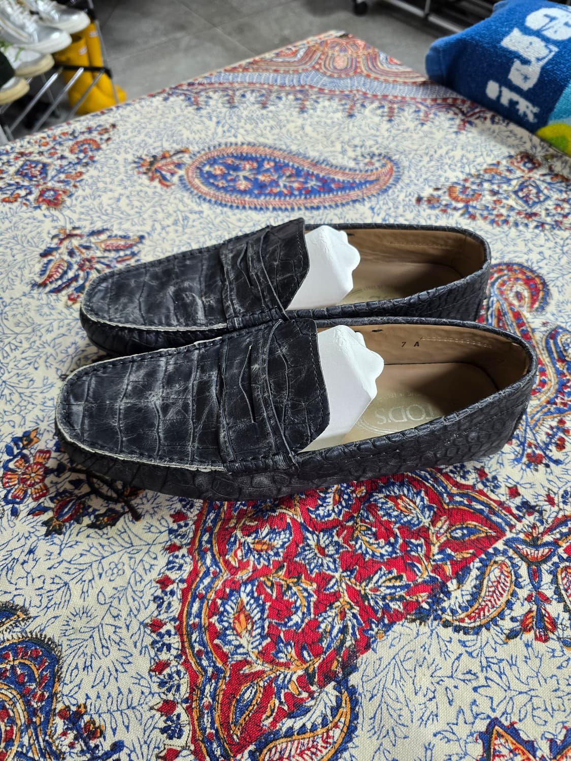 TOD'S 블랙 가죽 로퍼 7A (1613) 상품이미지1